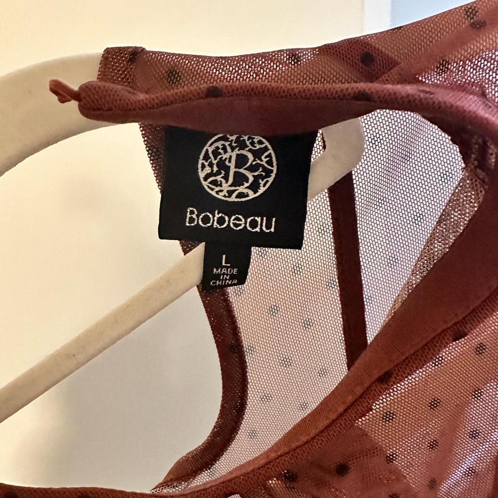 Pink sheer blouse - Picture 3 of 6